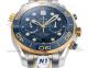 Super clone N1Factory Omega Seamaster 300m blue dial two-tone stainless steel watch (4)_th.jpg